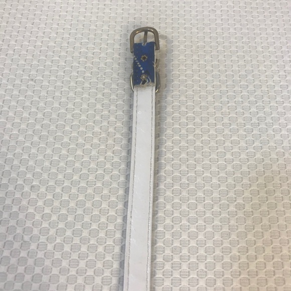 Omnipet Dog Pet Animal Collar Blue Paisley Gold 12 - Picture 5 of 9